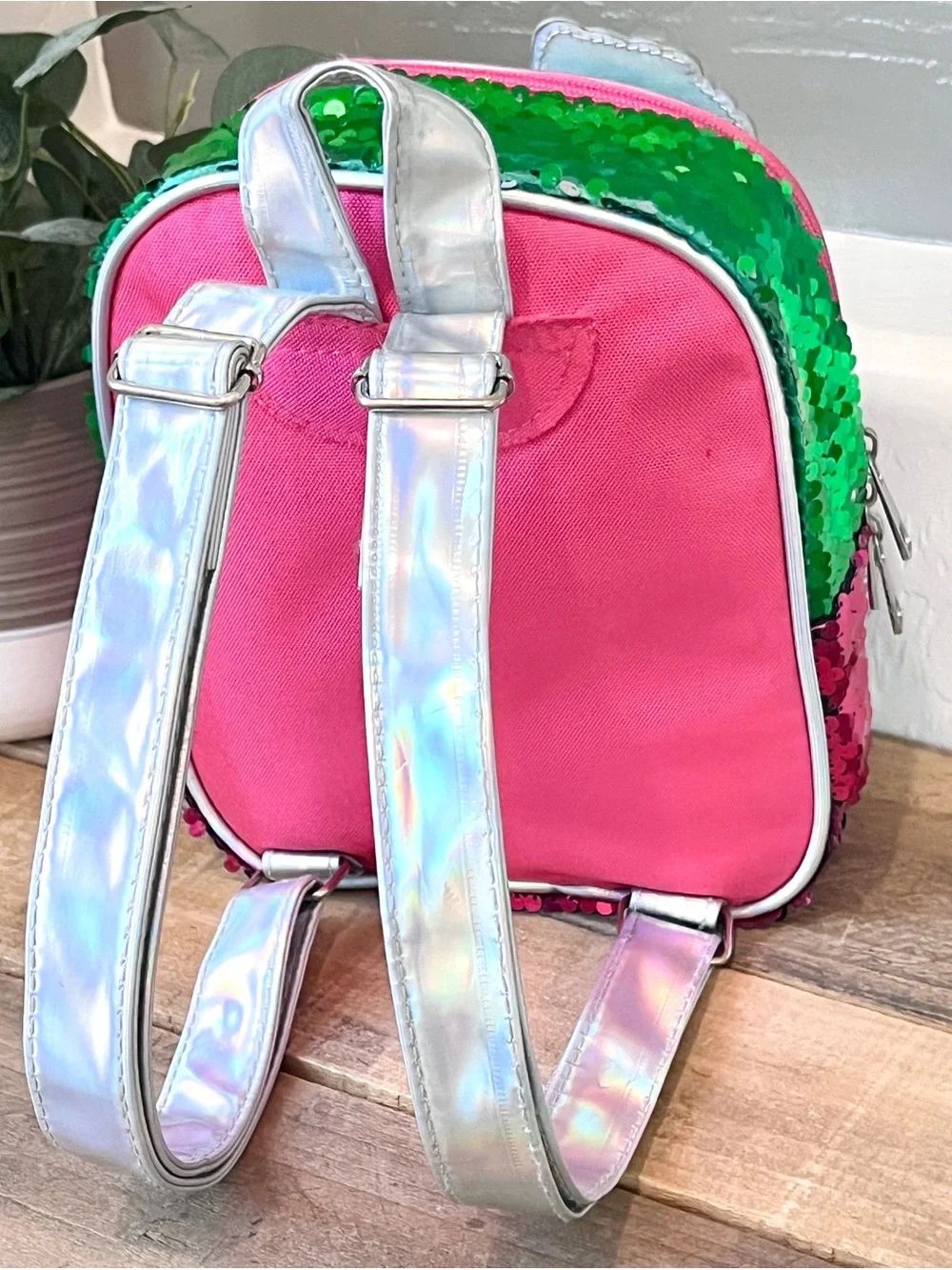 Wicked Movie Glinda Elphaba Sequin Micro Mini Backpack Purse